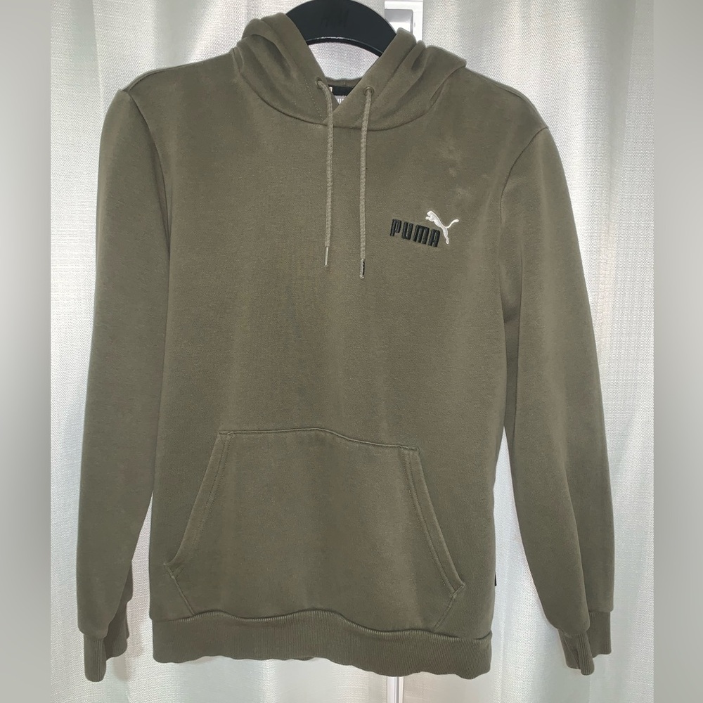 Puma Men's Olive Hoodie